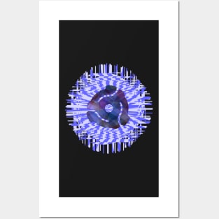 45 RPM Record Adapter - Purple Posters and Art